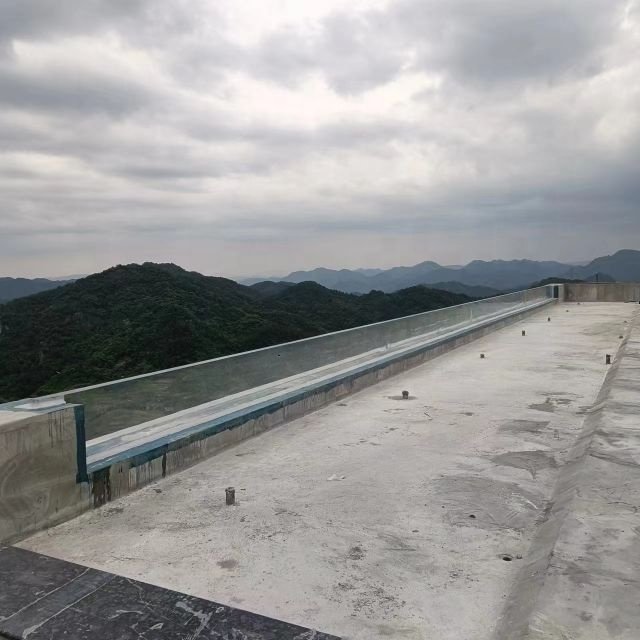 Clear Acrylic Outdoor Swimming Pool Thick Window Wall Full Side Panels Endless Glass Swimming Pool