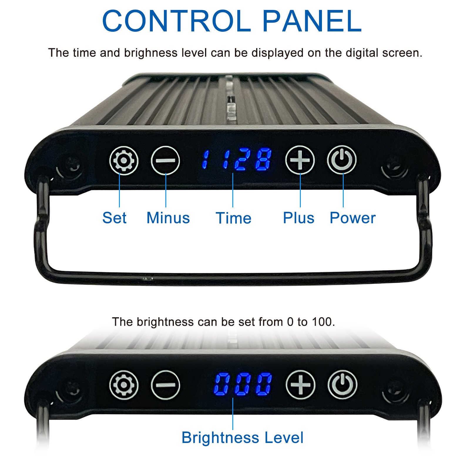 LED Plus Planted Aquarium Light, Full Spectrum LED Fish Tank Light for Freshwater Plants