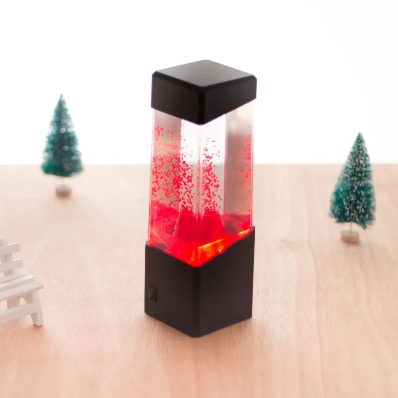Led Jellyfish Tank Night Light Color Changing Table Lamp Aquarium Electric Mood Lava Lamp night lights For Kids Children Gift