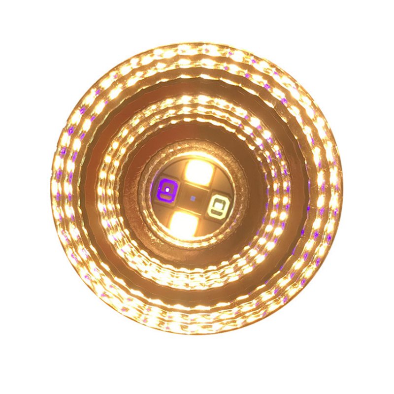 3W LED Grow Light ABS Lamp Body Material Red Color Plant Growth Spotlight Greenhouses Grow Tents Veg Perfect Decorative Lighting