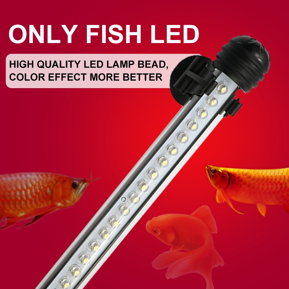 Gako Underwater Submersible Lamp Led Aquarium Light New Model L-57 100-240V Lightings Aquariums & Accessories Glass Fish Tank 57
