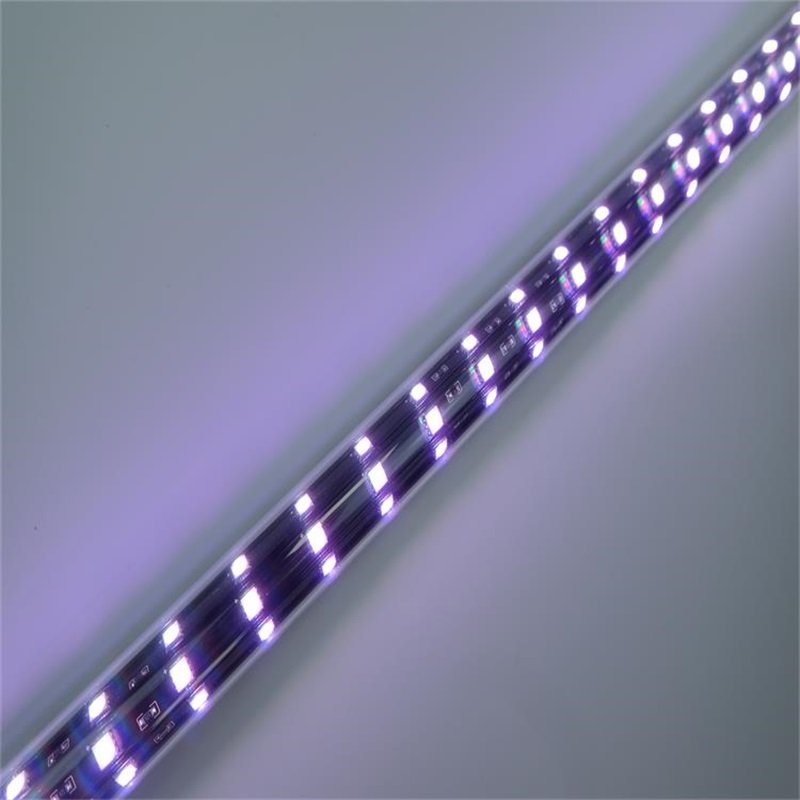 Zaohetian Wide angle three row 5050RGB super Arowana fish tank lamp fish red water clear arowana viewing lamp led aquarium light