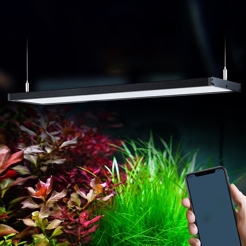 New Arriving And Design Bluetooth APP Control LED Aquarium Light Waterproof Level IP43 Aquatic Plants Aquarium Light