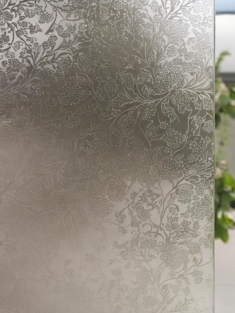 Hot Selling Tempered Toughened Colored Pattern Glass Industrial Interior Curtain Walls Bedrooms Villas Decorative Painted Glass