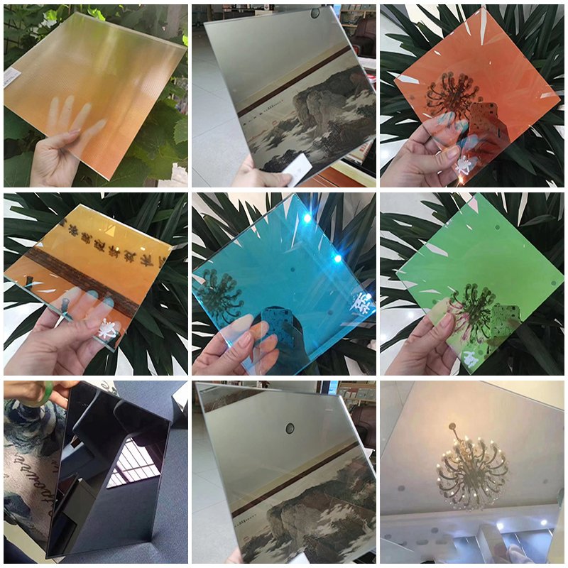 Factory Direct Sales Customized Tempered Antiskid Transparents Color Glass Sheets For Aquarium