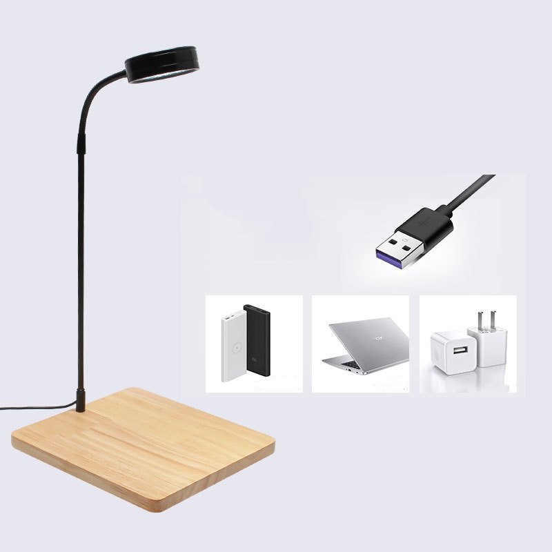 Hot Sale Led Aquarium Light Fish Tank Lamp with Timer and Dimmer 5w 7w 9w China with Wooden Base micro landscape tank