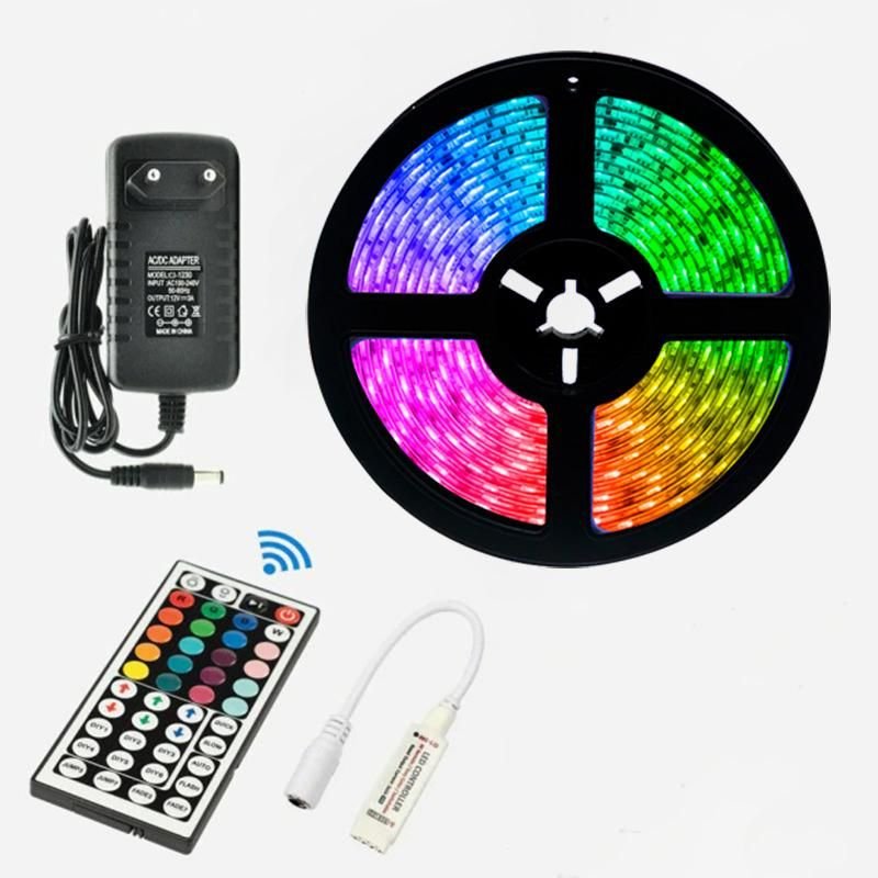 Baobiao OEM 50ft Architecture Flexible RGB Motion Activated Camping Led Light Strip Roll 2000 Lumen Aquarium 5050 With Remote