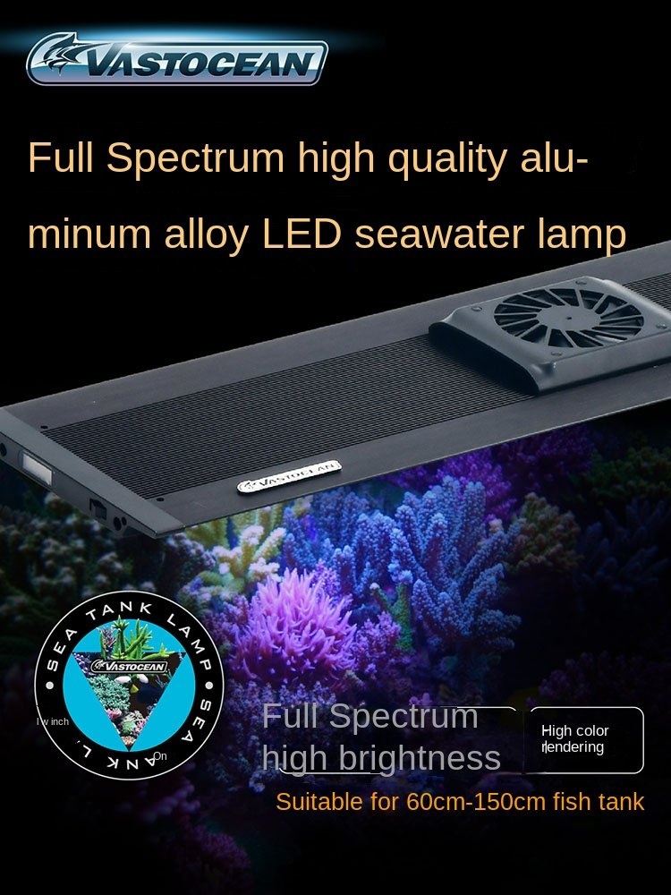 Full Spectrum Fish Tank Led Light Aluminum Alloy LED Aquarium Light For 90 120cm Fish Tank