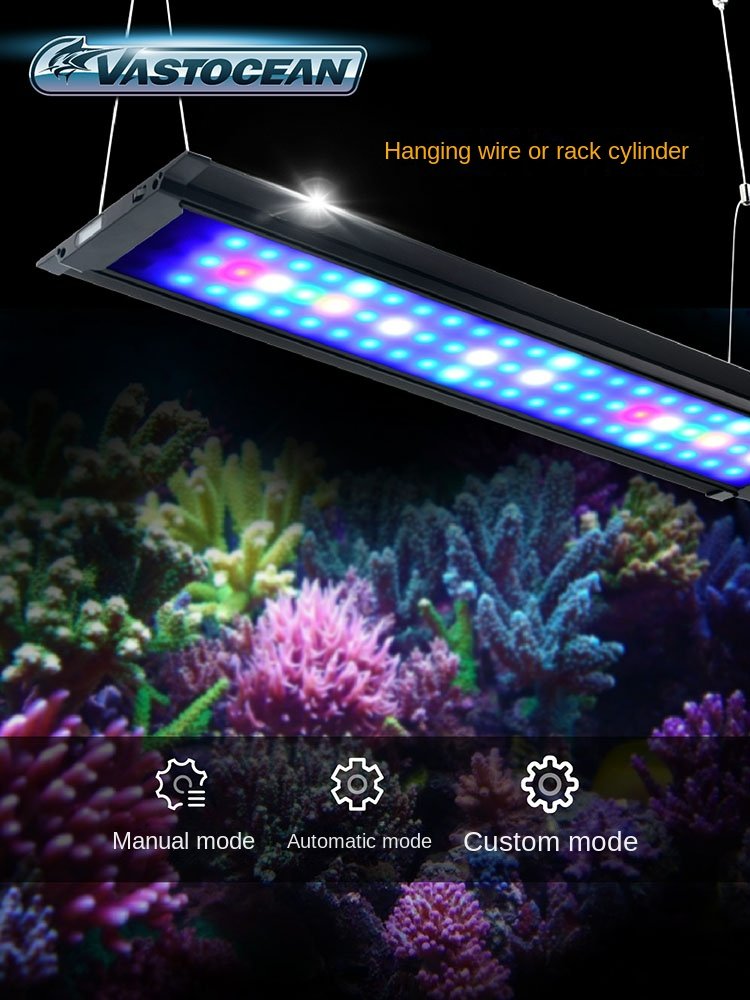 Full Spectrum Fish Tank Led Light Aluminum Alloy LED Aquarium Light For 90 120cm Fish Tank