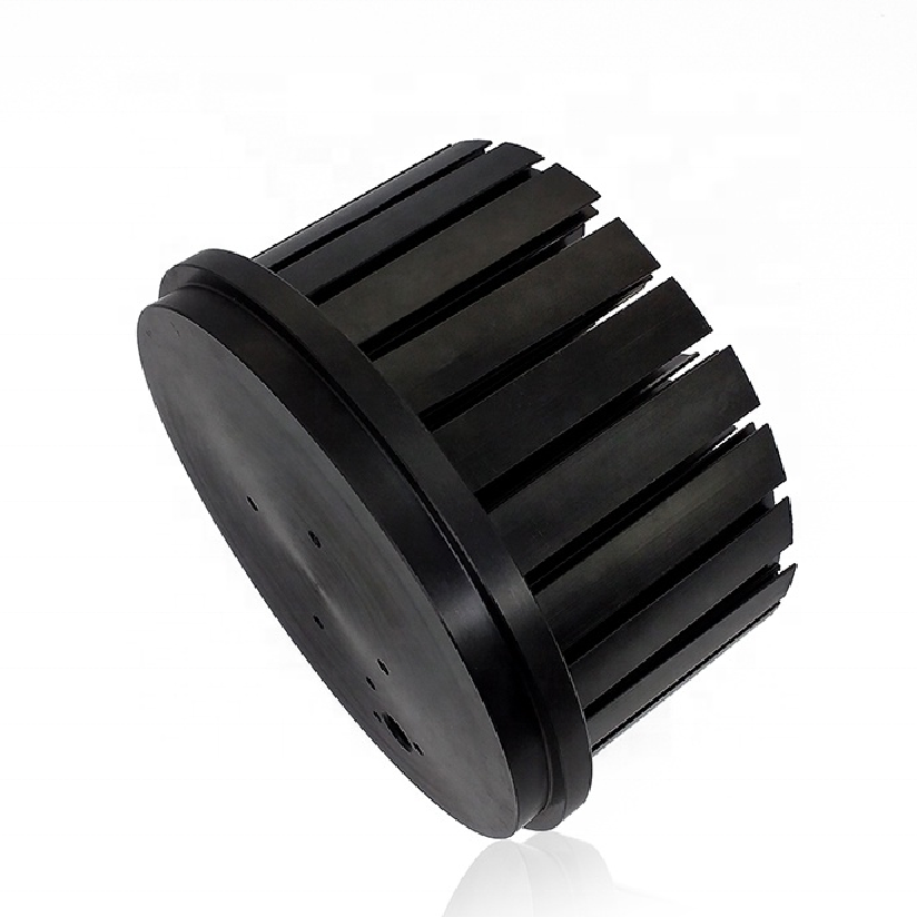 Customized High Quality Cold Forging LED Black Aluminum Extrusion Pin Fin Heatsink