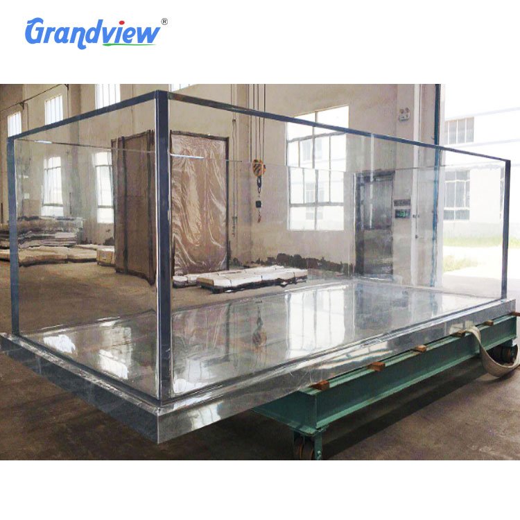 Custom Thickness Large Saltwater Fish Aquarium Tank Acrylic Cylinder Plastic Aquariums & Accessories Sustainable Plastic Pond