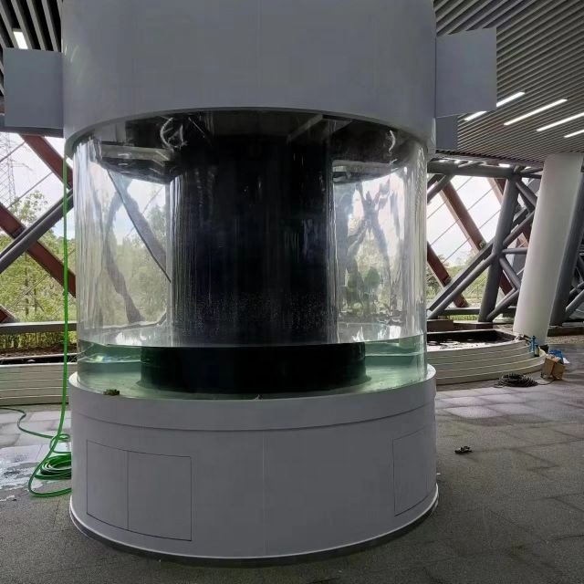 Manufacturer Customized 180MM Thick Lar Durable Acrylic Curved Panels for Indoor Aquarium