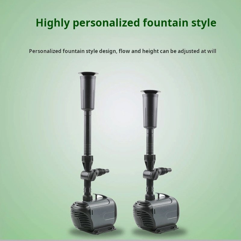 Pond pumping fountain pump garden garden fish pond submersible pump landscape fountain multiple sprinklers