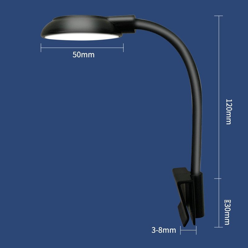 Fish tank small clip lamp mini led usb plug lighting highlight aquarium water plant lamp fill light transparent clip lamp