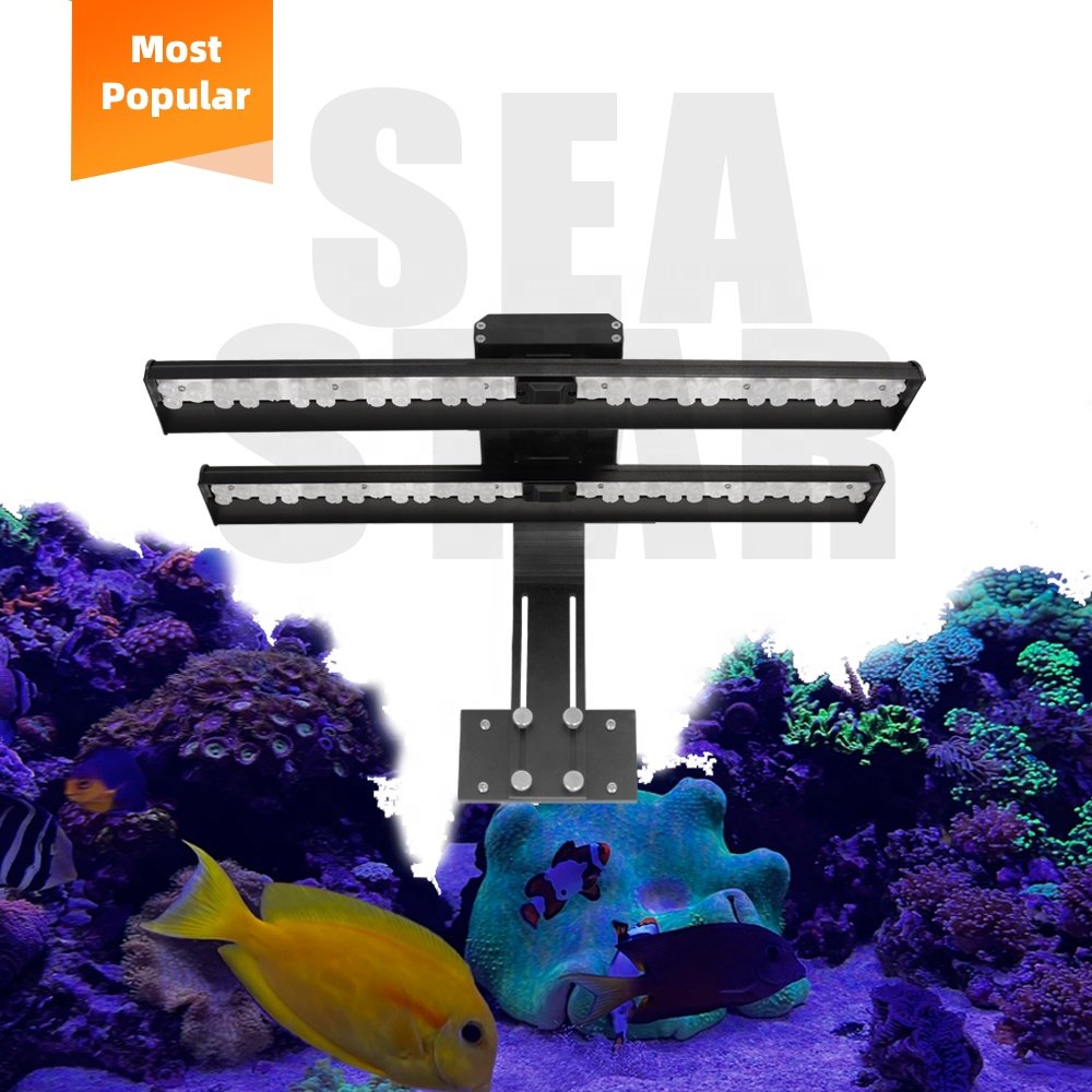 Seastar Wholesale adjustable coral reef uv bar wrgb slim led aquarium light for live plant fish tank