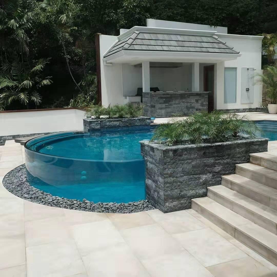 Custom Custom Low Price 200Mm one-Time Cast Bord swimming Pool Transparent Acrylic Sheet