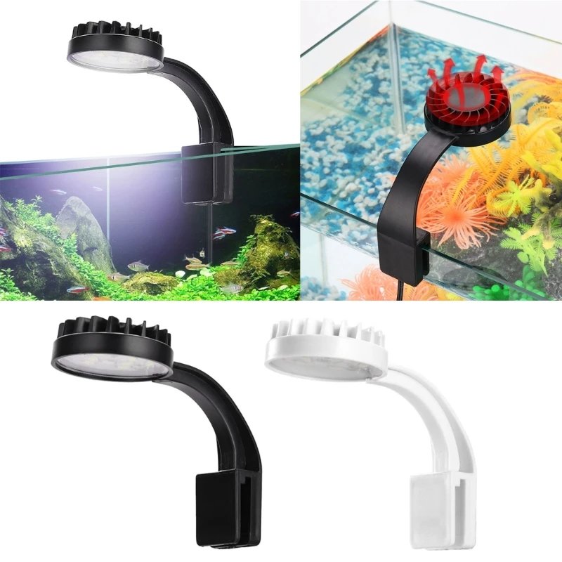 5W USB Led Aquarium Light Small Aquarium Fish Bowl Clip-on Light With On/Off Switch Suitable For Water Plant Grow