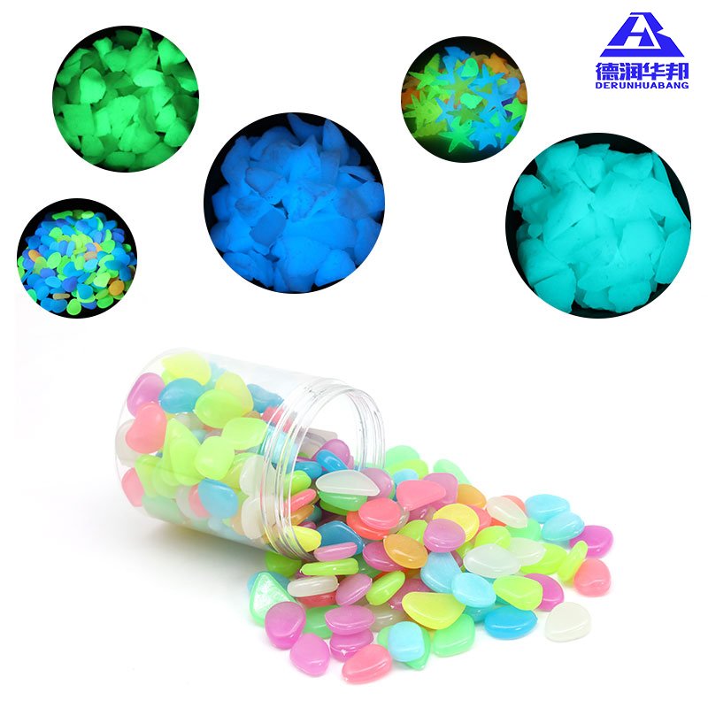 Glowing Bright Pebble Stone Terrazzo Floor Cobble Garden Landscape Night Glow Artificial Cobble for Outdoor Use