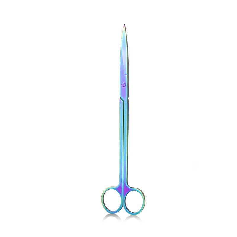 Color Stainless Steel Aquarium Tank Aquatic Plant Tweezers Scissor Spatula Tool Fish Starter Kit Tool Aquarium Set