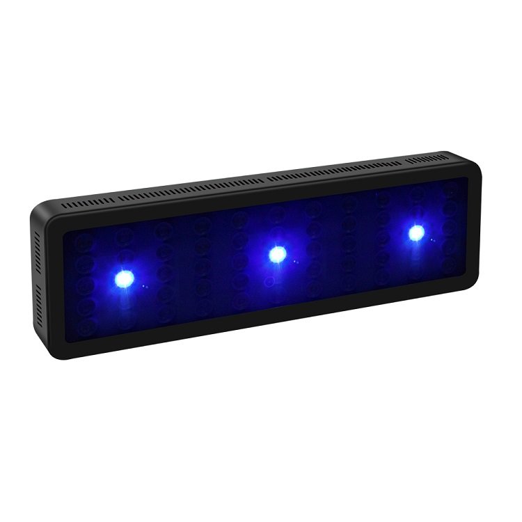 165w real power wireless control with 7-colors Multi spectrum aquarium light for reef aquariums