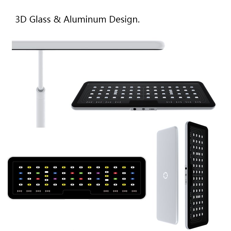 MicMol Aqua CC Programmable Timer Planted Aquarium Light WRGB 30W Lighting For Fish Freshwater Aquascaping