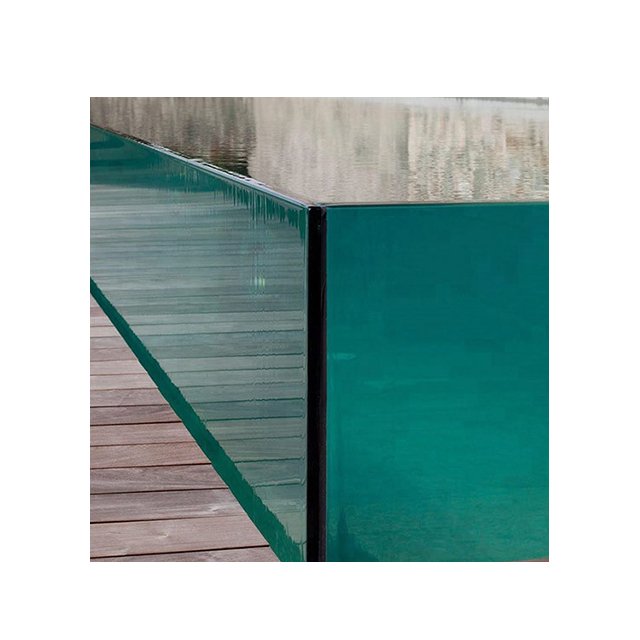 Customized glass thick acrylic panel for swimming pools