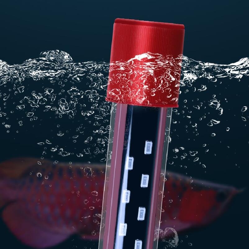 T8 LED aquarium tube light full spectrum for fish tank red arowana koi color changeable parrot fish tropical fish light