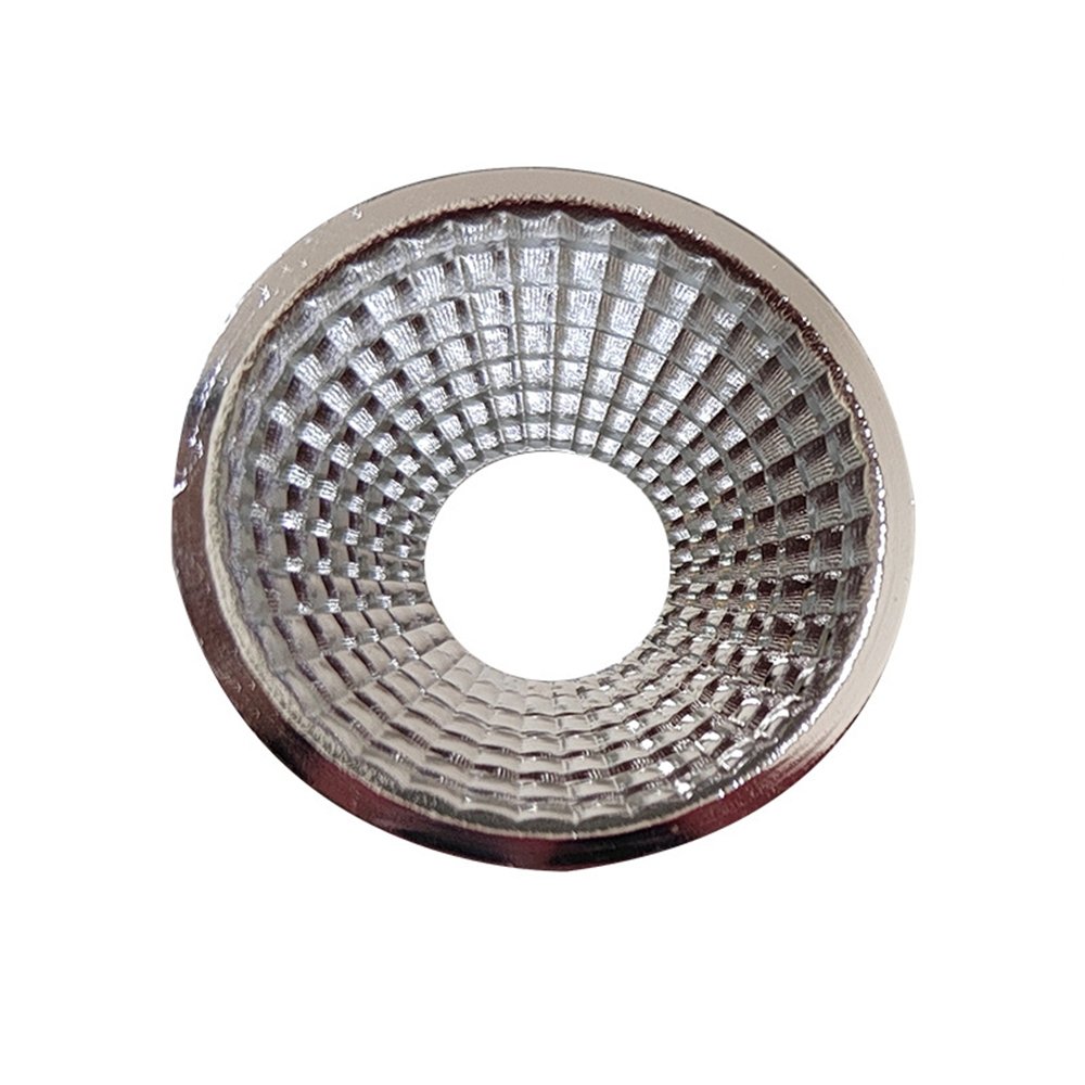 Metal Spinning Custom Aluminium Reflector Cup, Ceiling Downlight Grid Pattern Spot Reflective Bowl Led 60° Reflector