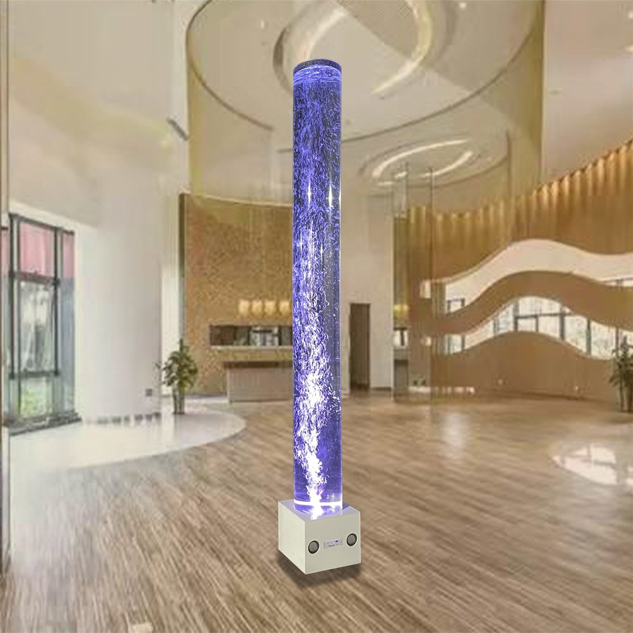 Wholesale indoor water fountain acrylic aquarium water bubble column for restaurant,home,party,wedding