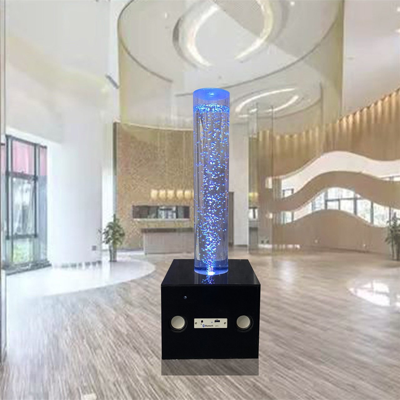 Wholesale indoor water fountain acrylic aquarium water bubble column for restaurant,home,party,wedding