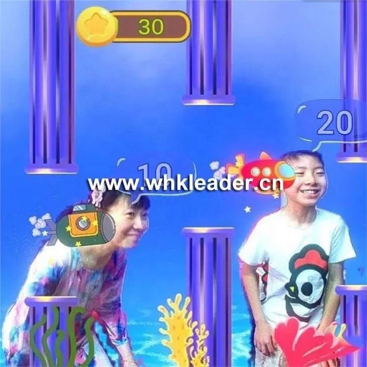 Interactive Aquarium Games Augmented Reality smart museum media wall light led decoration accessories water games equipment