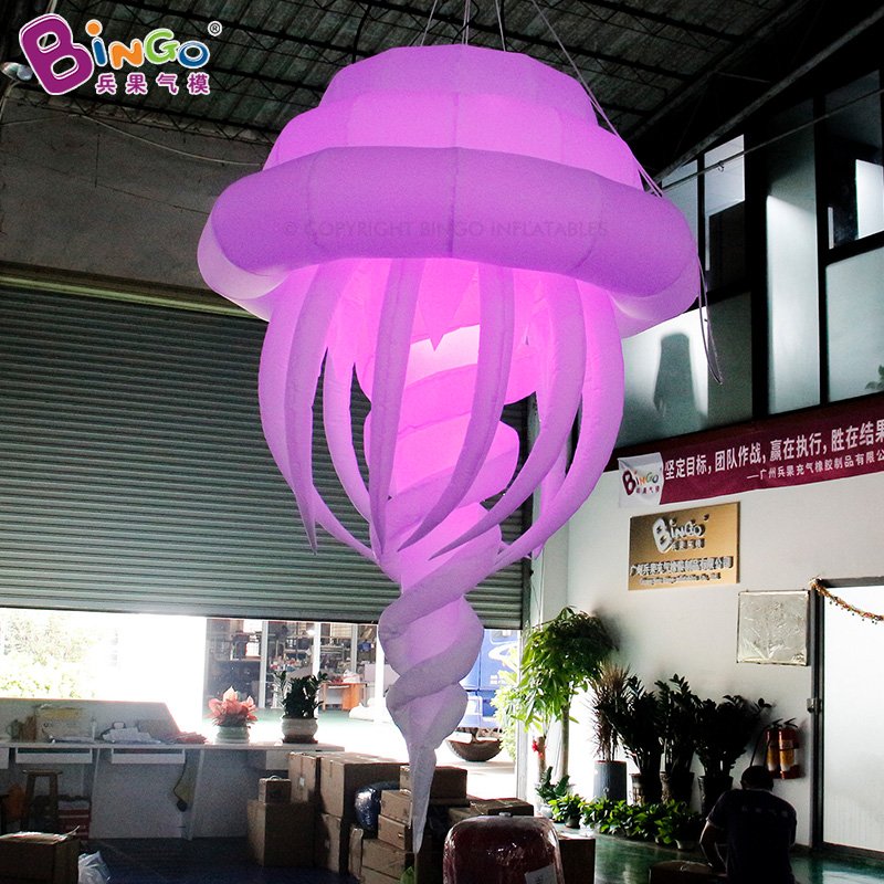 Bingo Jellyfish Inflatable Led Lighting Jellyfish Pool Hanging Inflatable Jellyfish For Event Party Decoration