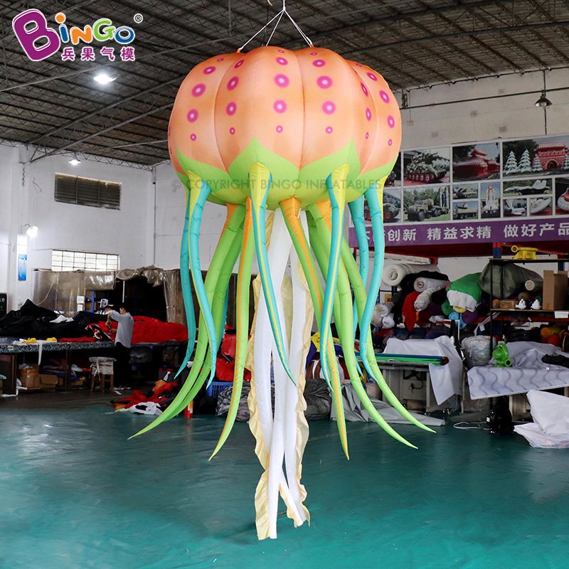 Bingo Jellyfish Inflatable Led Lighting Jellyfish Pool Hanging Inflatable Jellyfish For Event Party Decoration