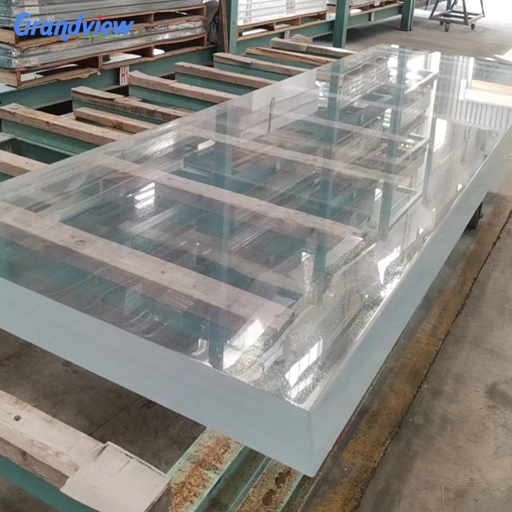 High quality Customized 100 MM Thick Clear Spa Window Endless Acrylic Swimming Pool Container