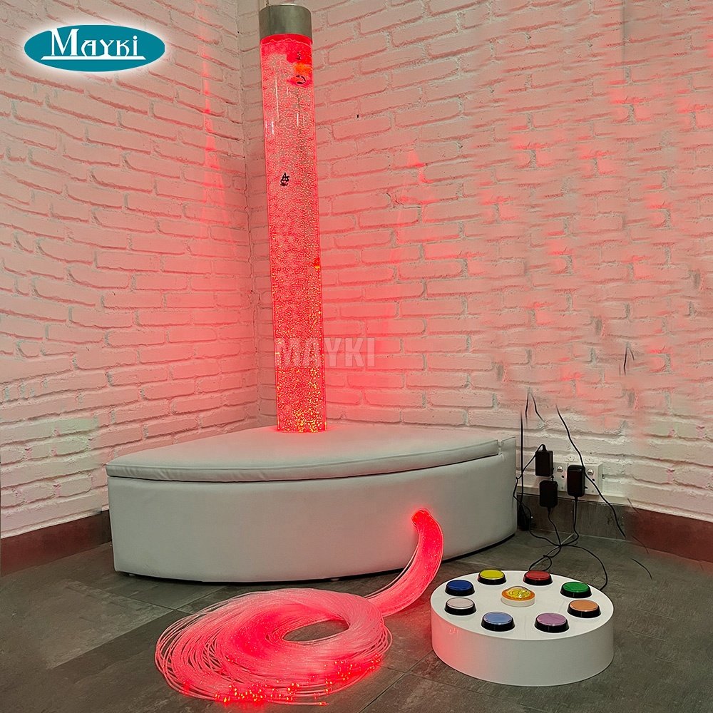 Sensory Room 150cm Colour Changing LED Water Bubble Tube with APP and Remote Controller