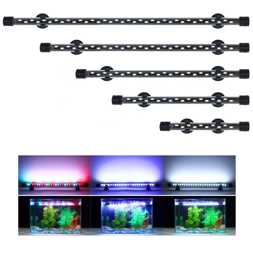 RGB aquarium lights led water grass lights remote control discoloration diving landscaping fish tank lights