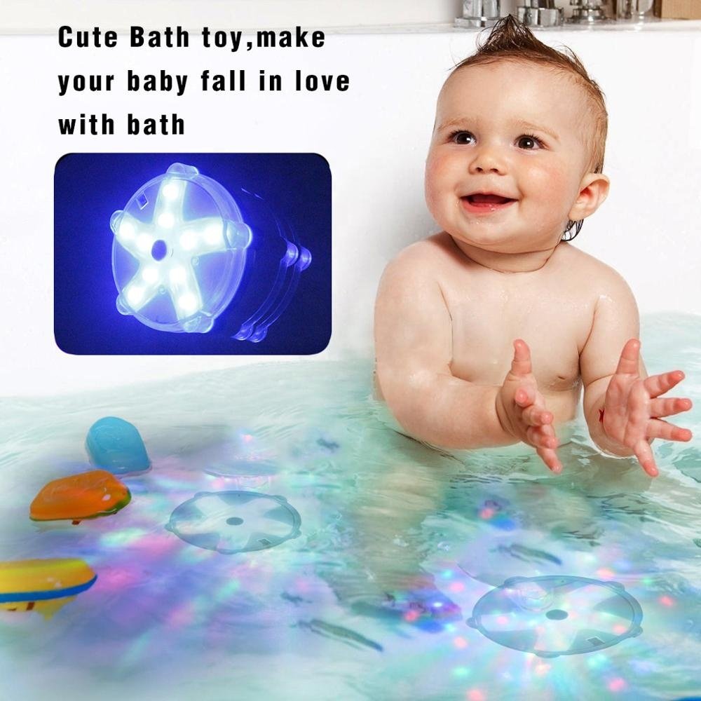 LED Floating Pool Light Color-Changing Starfish Lamp 100% Waterproof 3.3" Magnetic-Back Aquarium Pond Pool Spa Bath LED Lights