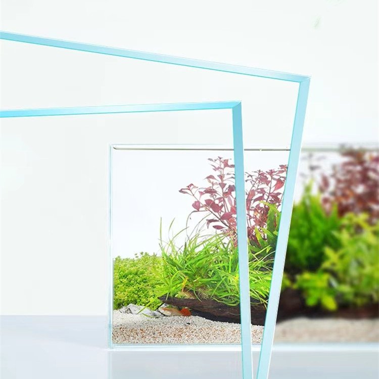 8mm 10mm Aquarium Fish Tank Ultra Clear Glass Toughened Glass with Polished Edges
