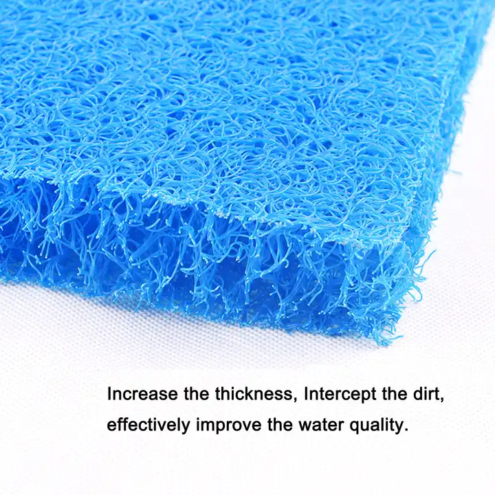 Factory Sales Aquarium Impurity Filter Media Aquarium Japanese Biological Bio Filter Mat Aquarium Sponge Rattan Filter Cotton