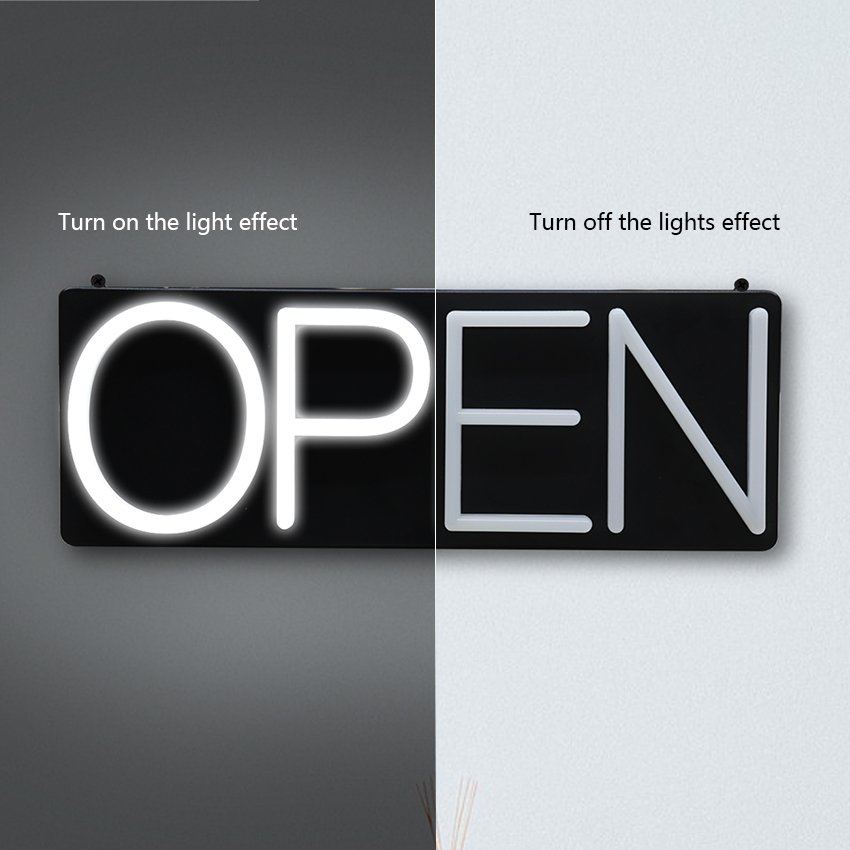 Free design wall mount store sign led neon flexible strip lights house decoration light aquarium led light open neon sign