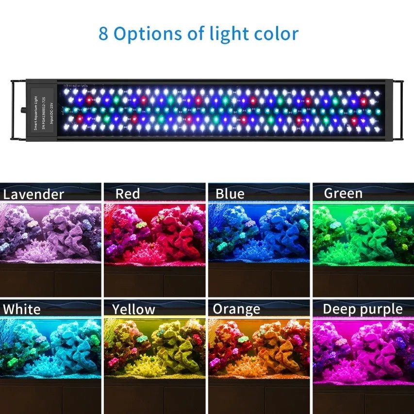 Chihiros WRGB 2 II led Aquarium light fish tank coral reef light APP control 30/45/60/90/120cm
