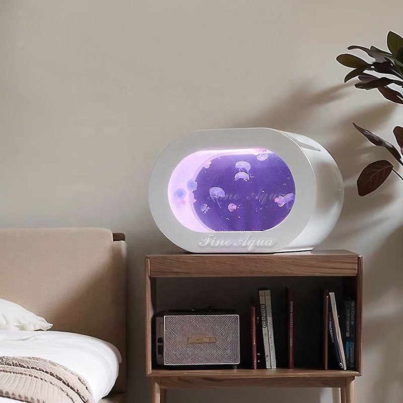 Hot Sale Desktop Jellyfish Aquarium Tank Kit for Real Live Jellyfish Fish Tank