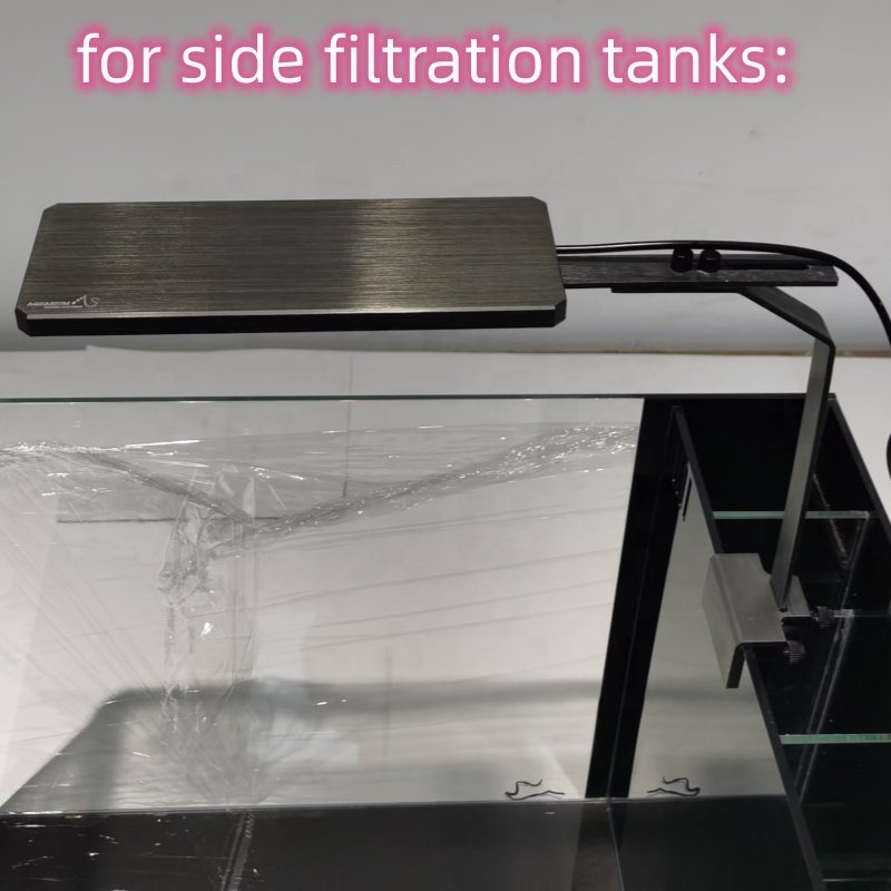 A.S. smart new flat panel LED light 12W/24W for marine and fresh nano tanks 3-channel colour options and intensity control
