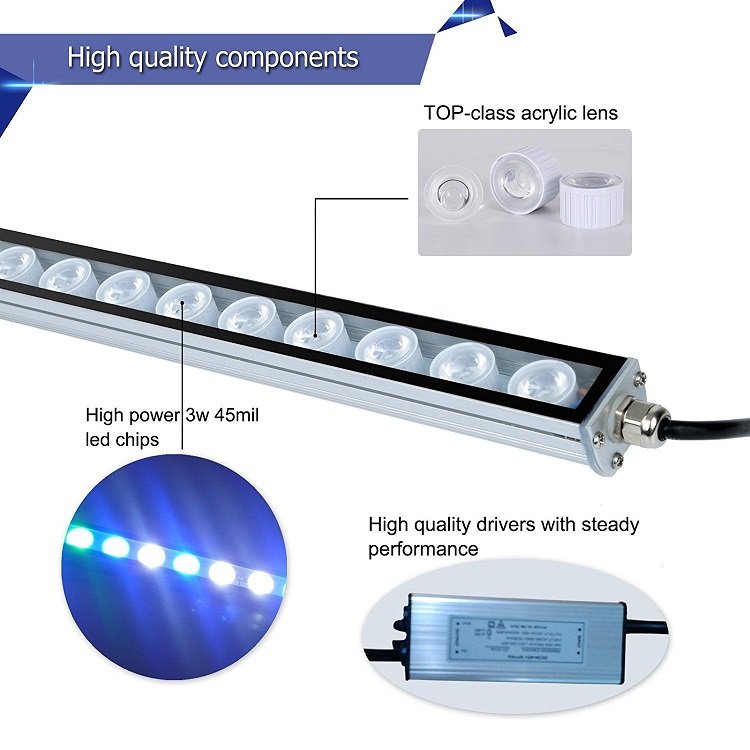 New Arrival 60W Full Spectrum LED Aquarium Light Remote Control For Fish Tank Reef Coral Light