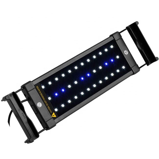 GAKO 6W led aquarium coral reef bracket light,White blue 28cm super bright and enery-savingfor different size fish tank