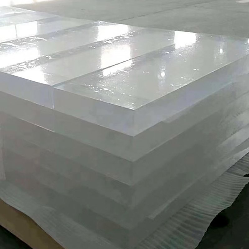 xinxunlin Custom transparent thickened 200mm acrylic sheet for outdoor extra long acrylic infinity pool