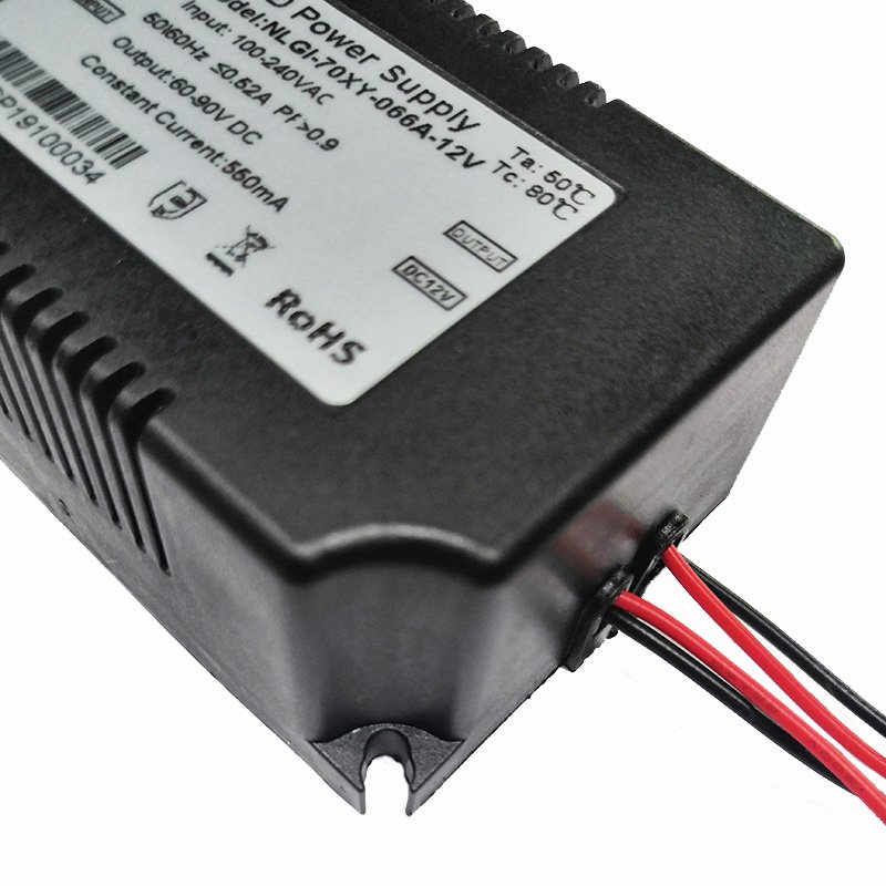 Led Power Supply 30W-70W With 12V DC Fan Driver Adapter Lights Transformer For Grow Light Led Aquarium Lighting Accessories