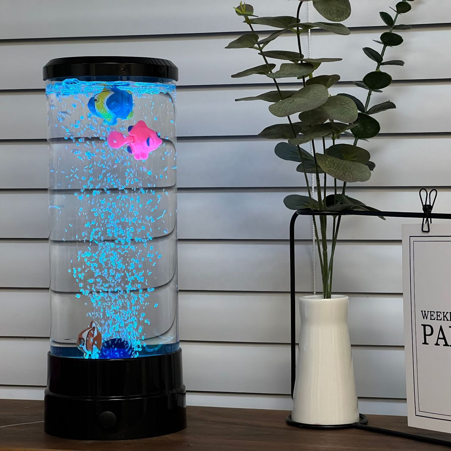 Wholesale 12 inches Bedroom Aquarium Table Lamp Bedroom Table Light Modern Study Led Desk Lamp For Relax