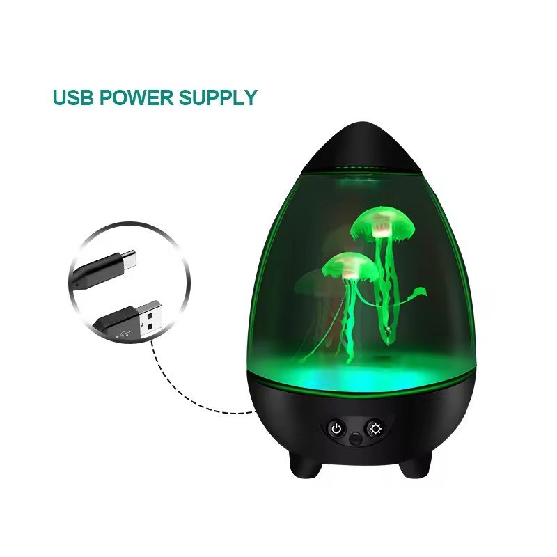 Wholesale Price USB Power Supply LED Atmosphere Light Lamp Aquarium Jellyfish Lava Lamp