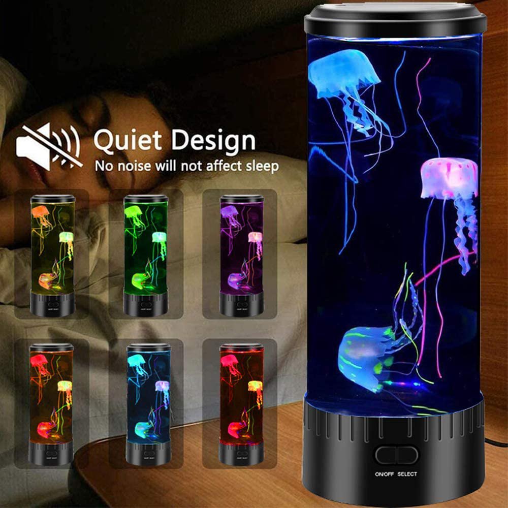 jellyfish night lamp lava lamp jellyfish with remote control